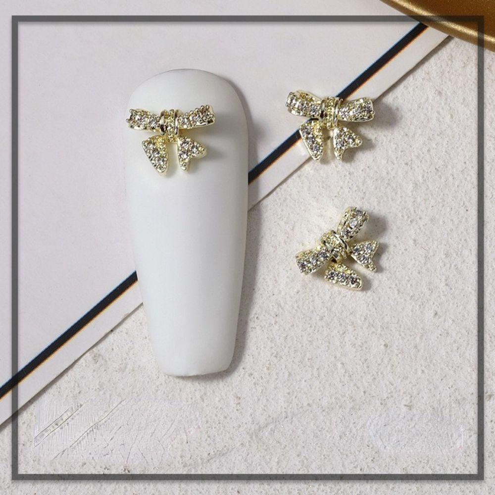 Phụ Kiện Trang Trí Móng Tay Hình Nơ 3D Sang Trọng DIY