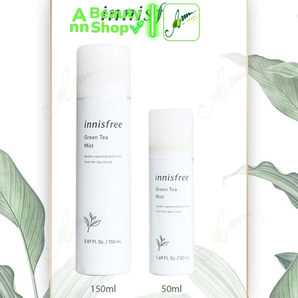 Xịt Khoáng GREEN TEA MINERAL MIST INNISFREE