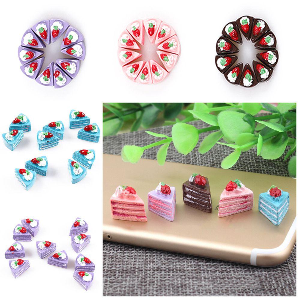 RAINBOW Set 10 Bánh Mini Dễ Thương Cho Nhà Búp Bê