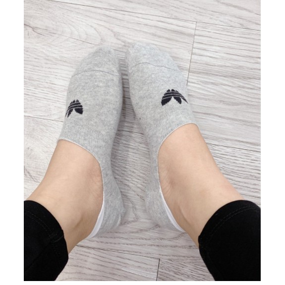 Tất Vớ lười nam nữ thể thao Adidas ngắn 3 lá cotton thoáng chống hôi TL8