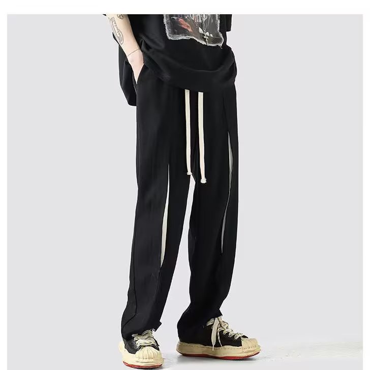 Quần Dài Dáng Rộng Lưng Thun Co Giãn Thoải Mái Thời Trang Hàn Quốc Size M-3XL Cho Nam