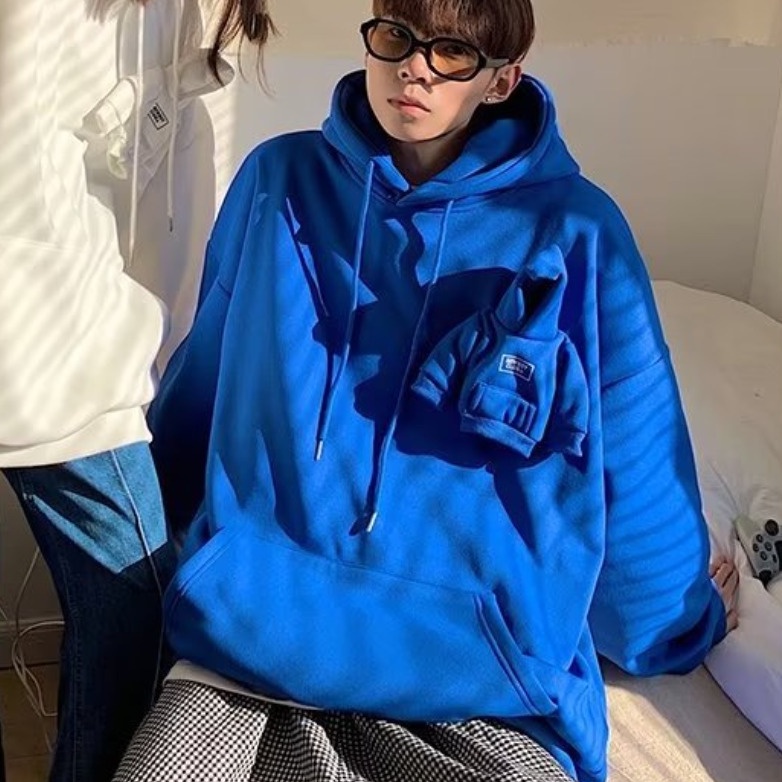 Áo hoodie cặp đôi bigsize đơn giản phong cách hàn quốc áo hoodie chui đầu nữ thời trang áo hoodie nam thông thường