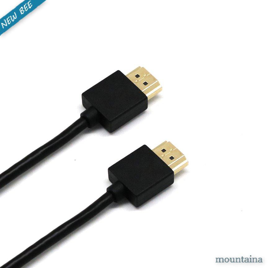 Dây Cáp Hdmi Siêu Mỏng Màu Đen Cho Bluray Dvd Ps3 Hdtv Xbox Lcd Hd Tv Pc