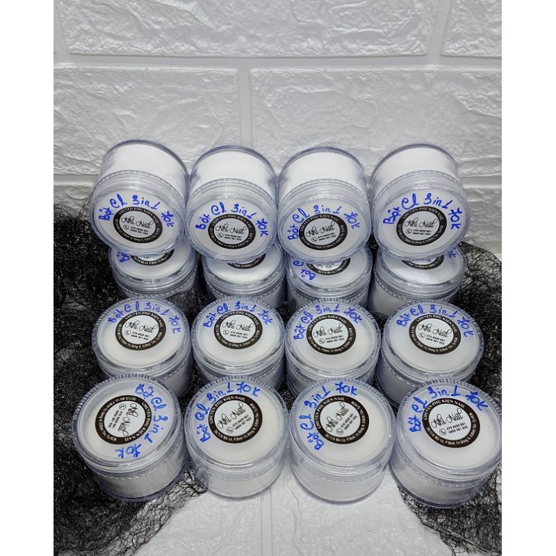 Bột Đắp móng Clear mịn 3in1(Đắp ,Nhúng ,Làm hoa) ✅hủ 50g