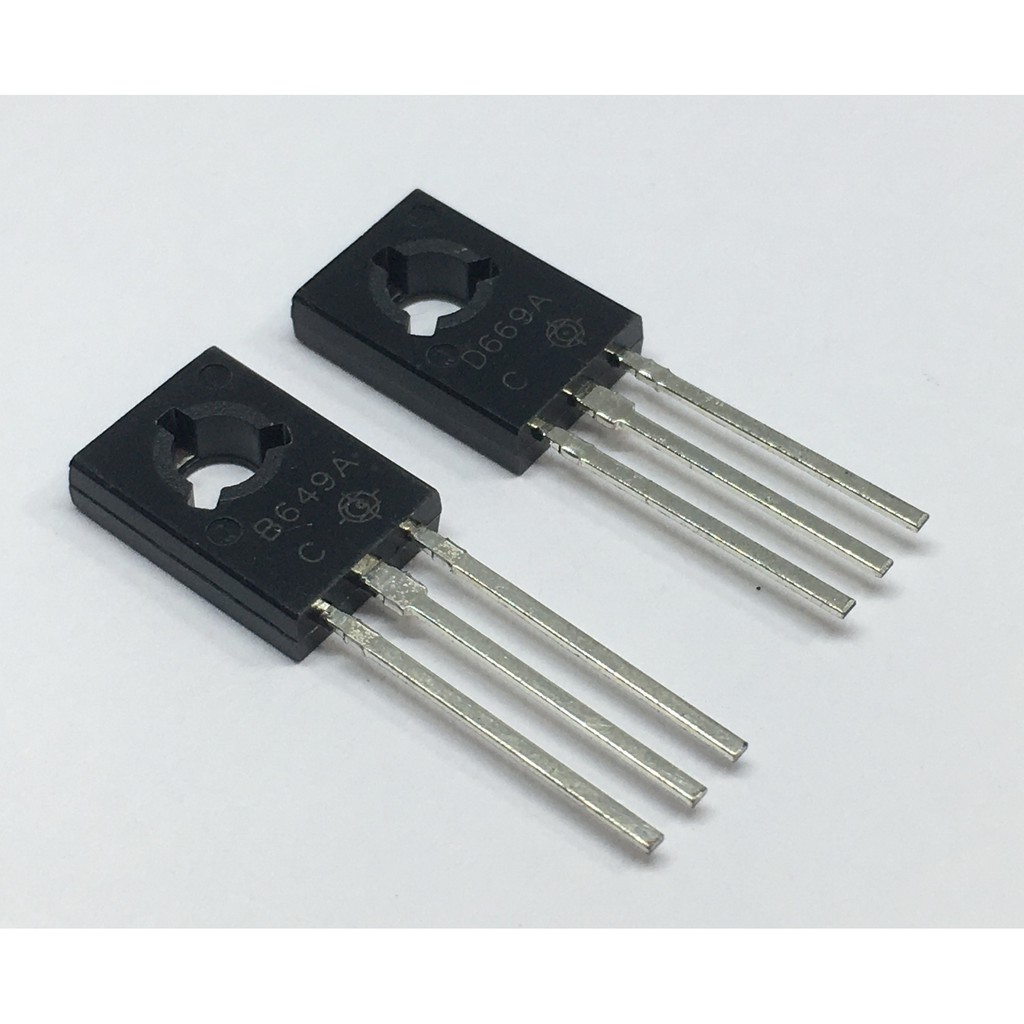 5 x cặp Transistor  thuận nghịch 2SD669 2SB649 mới 100%