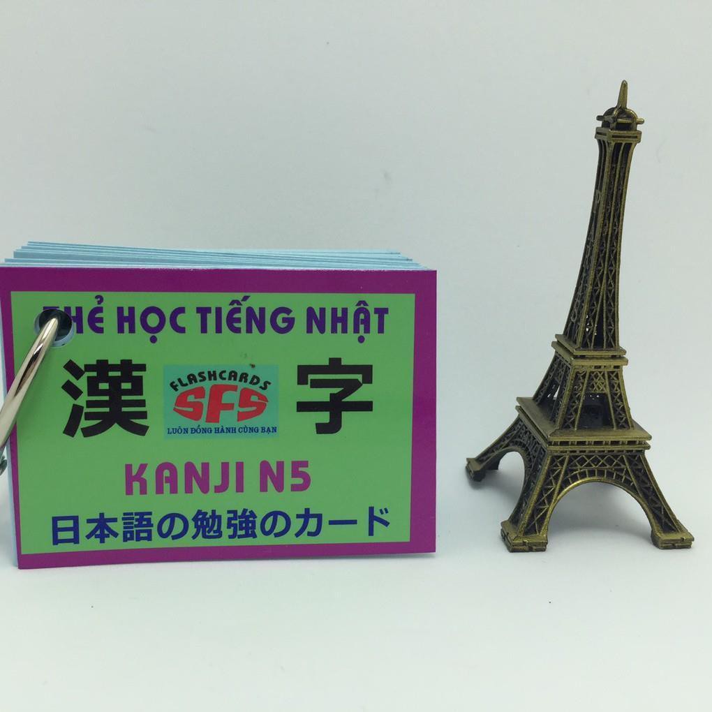 [ FREE SHIP ] [Sỉ_25k] Bộ thẻ tiếng nhật kanji N5_khobuon