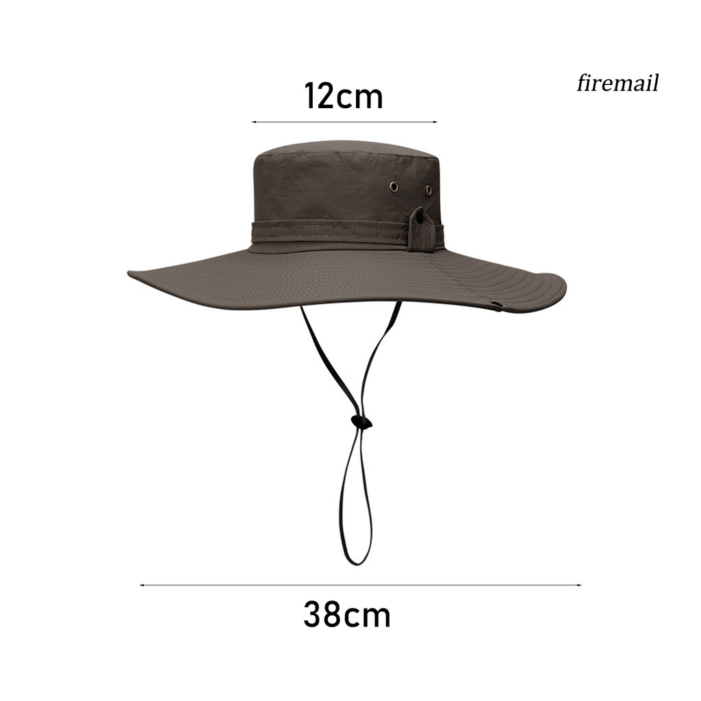Mũ Rộng Vành Chống Tia UV Nhanh Khô Tiện Dụng Khi Đi Câu Cá