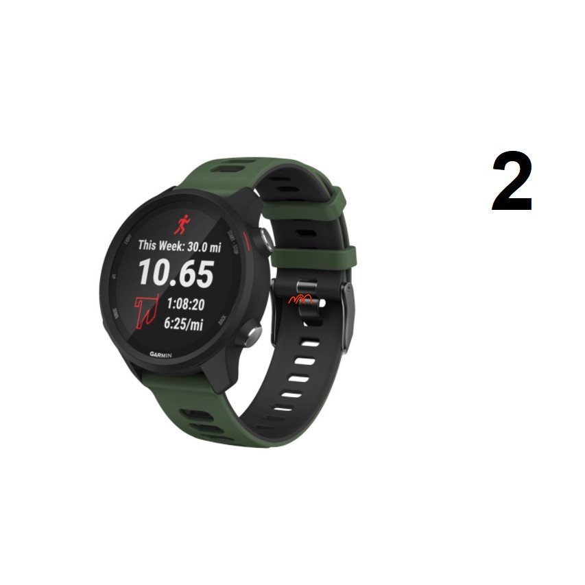 Dây Đeo 2 Màu Garmin Forerunner 245 Music