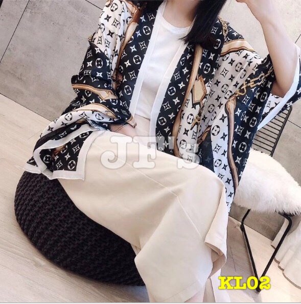 Johnifashion Khăn quàng nữ cotton lanh, khăn choàng thu đông phong cách thời trang Hàn Quốc
