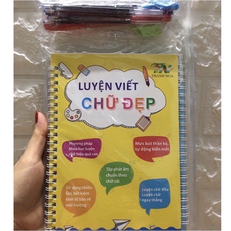 Combo 3 quyển luyện viết thần kỳ. Thành Nga ( 1 combo).