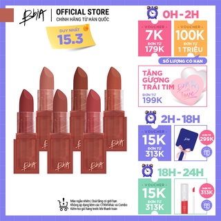 Mã FMCGMALL -8% đơn 250K Son Thỏi Lì Bbia Last Powder Lipstick 6 màu 3.5g