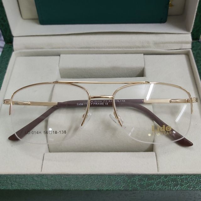 [Hàng chính hãng] Gọng kính LIDO titanium Italy Frame