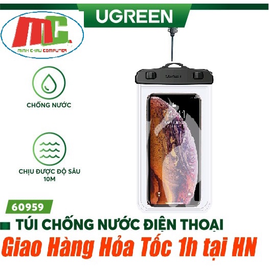 Túi chống thấm nước sâu 10m UGREEN 60959 cho điện thoại - Hàng chính hãng