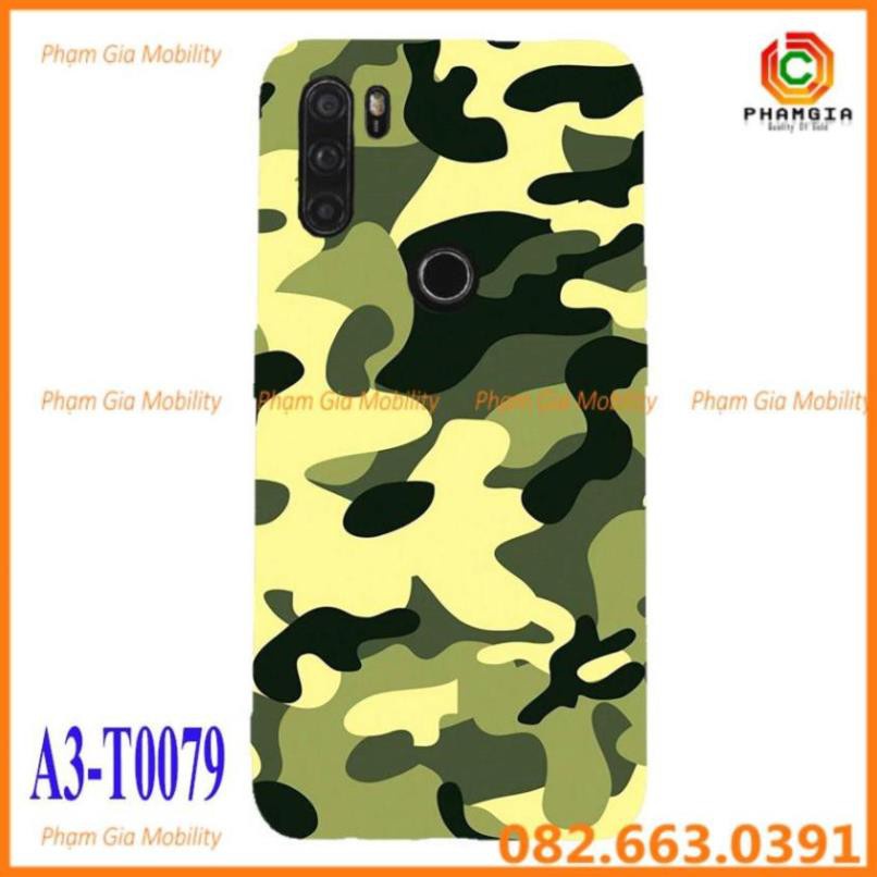 Ốp lưng ép kính Vsmart Active 3 in hình Camo, anime chất