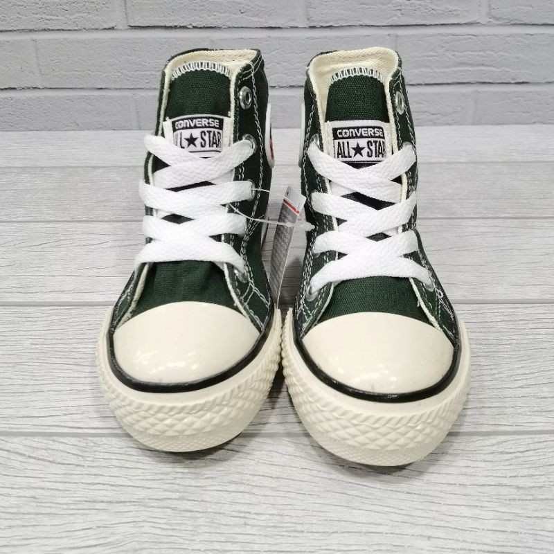 Giày Thể Thao Converse All Star 70s Cổ Cao Màu Xanh Lá Dành Cho Bé 21-35