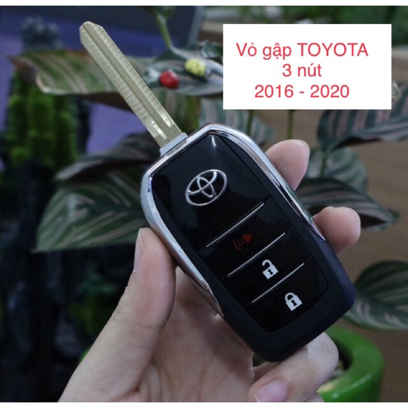 Vỏ độ gập TOYOTA 3 nút ( đời 2016 - 2020 ) xe Vios , Camry , Fortuner , Corola , Yaris