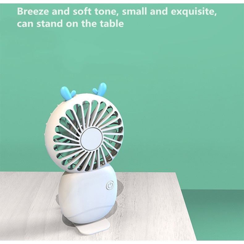 Quạt Cầm Tay Mini Sạc USB 800 mAh Kimviento