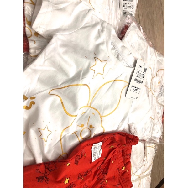 Set bộ bé gái áo lợn quần dài Zara