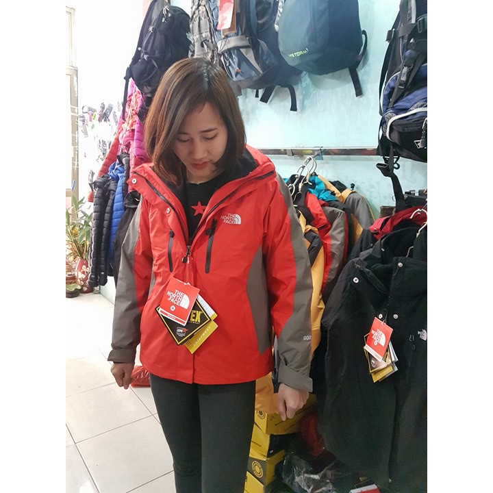 Sẵn hàng [MÀU ĐỎ] Áo tnf 3 lớp dày