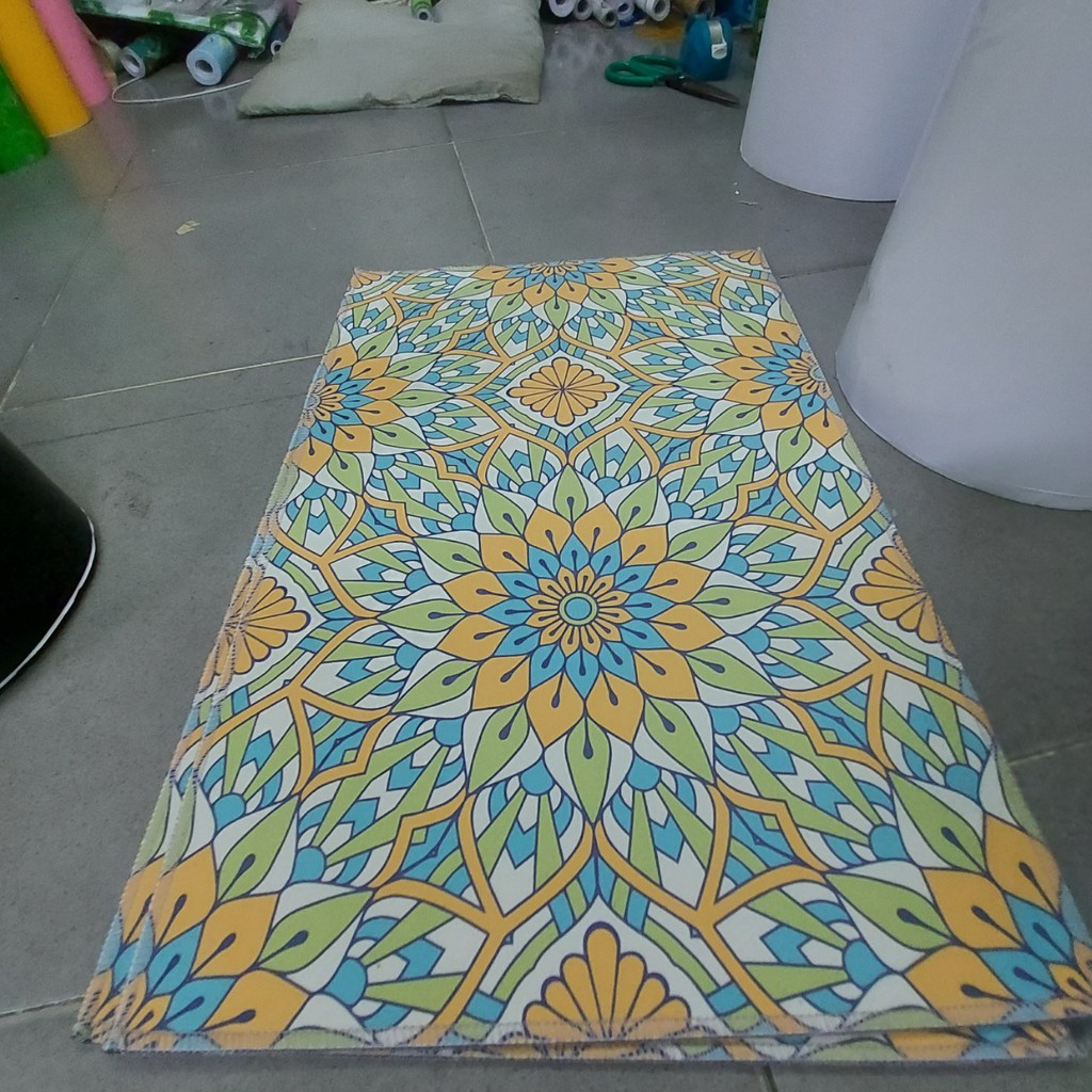 Bộ hai tấm thảm bếp thảm trang trí phong cách hiện đại (nhiều mẫu)