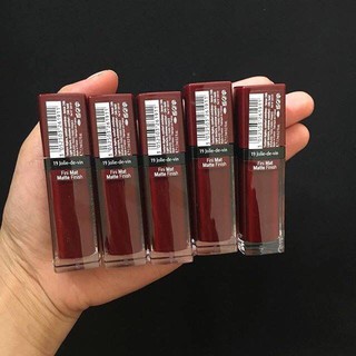Son Kem Bourjois Velvet19 Màu Đỏ Gạch Ánh Cam