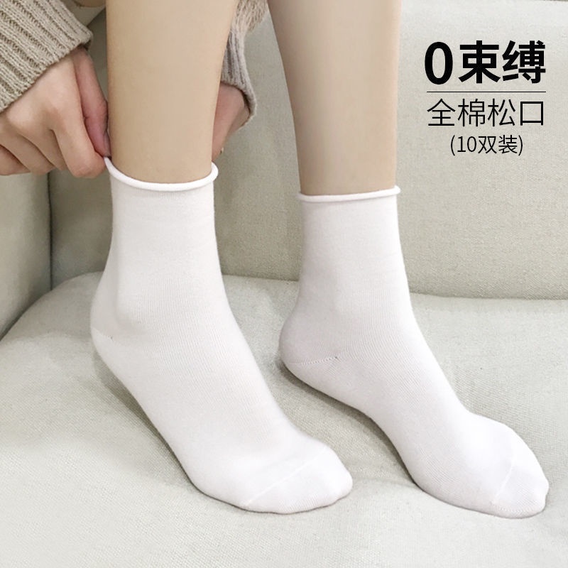 Vớ Ống Mỏng Màu Sắc Trơn Phong Cách Học Sinh Nhật Bản Dễ Phối Đồ