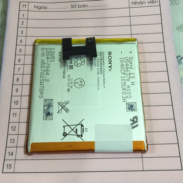 Pin sony s39H/ experia C/C2305