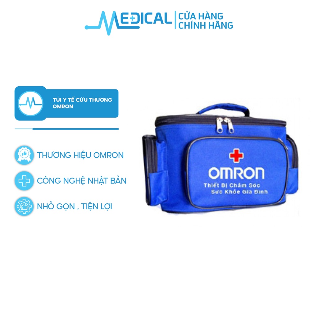Túi y tế cứu thương OMRON đựng máy huyết áp và các thiết bị tại gia đình - MEDICAL