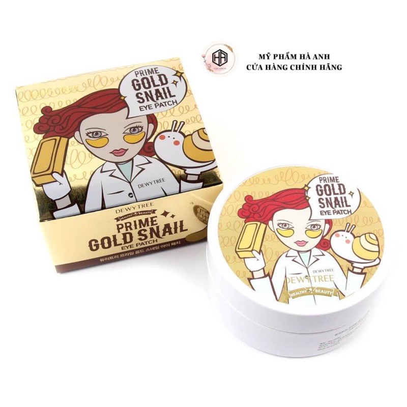 Mặt nạ mắt DewyTree Prime Gold Snail Eye Patch