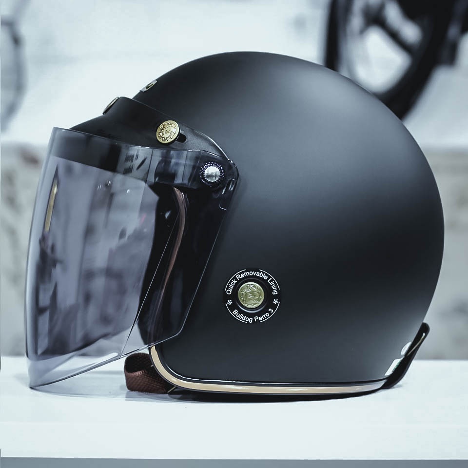 Kính chắn mũ bảo hiểm 3/4 Bulldog K7  - BIKER.176 - Mũ bảo hiểm chính hãng Vũng Tàu