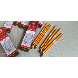 Bút chì Tiệp xịn 2B,HB,3B,..8B (có tem trên thân bút)