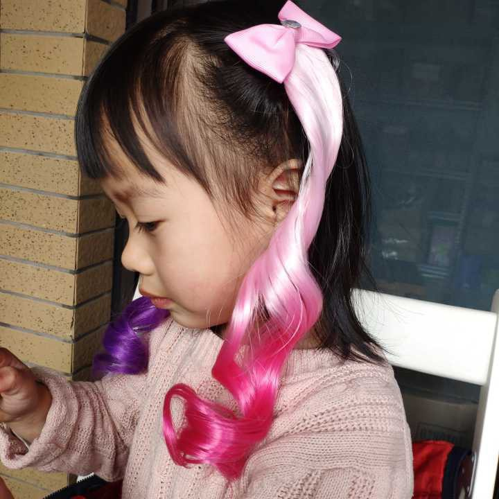 Kẹp tóc hình nơ đàn hồi đính đá pha lê dễ thương cho bé gái