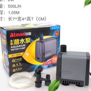 Máy bơm nước Atman AT-102S 6W cao cấp cho hồ cá - HÀNG CÔNG TY