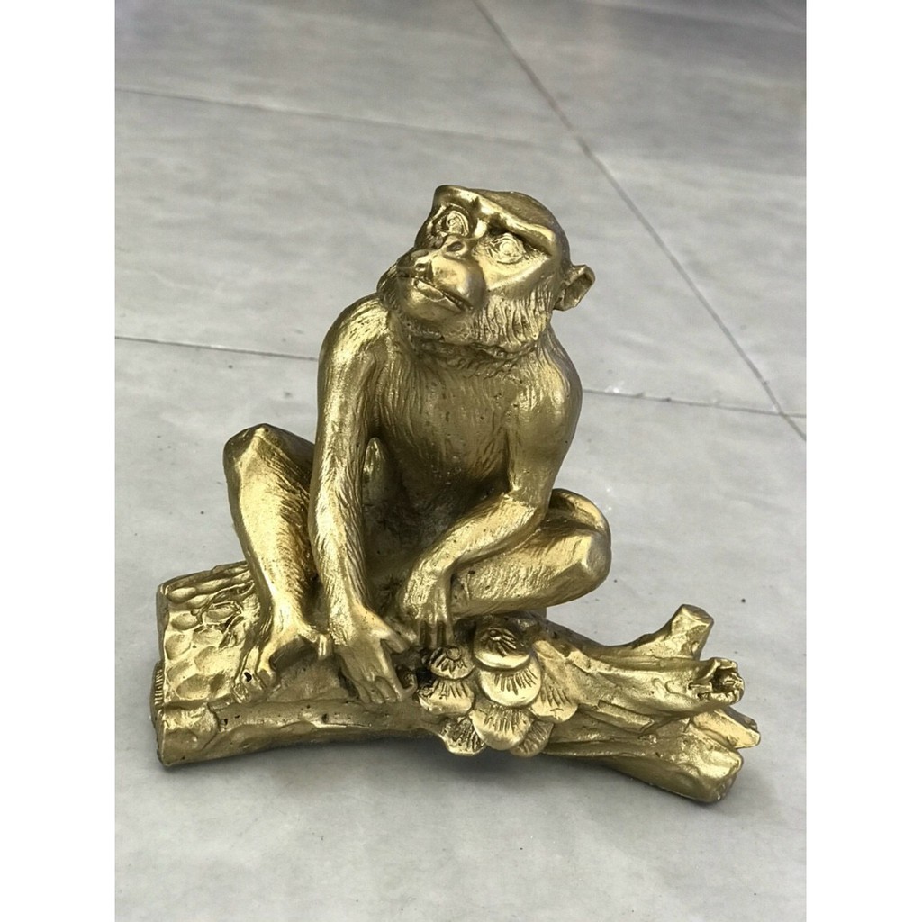 Tượng Khỉ Linh Vật 12 con giáp Vật phẩm phong thủy bằng đồng