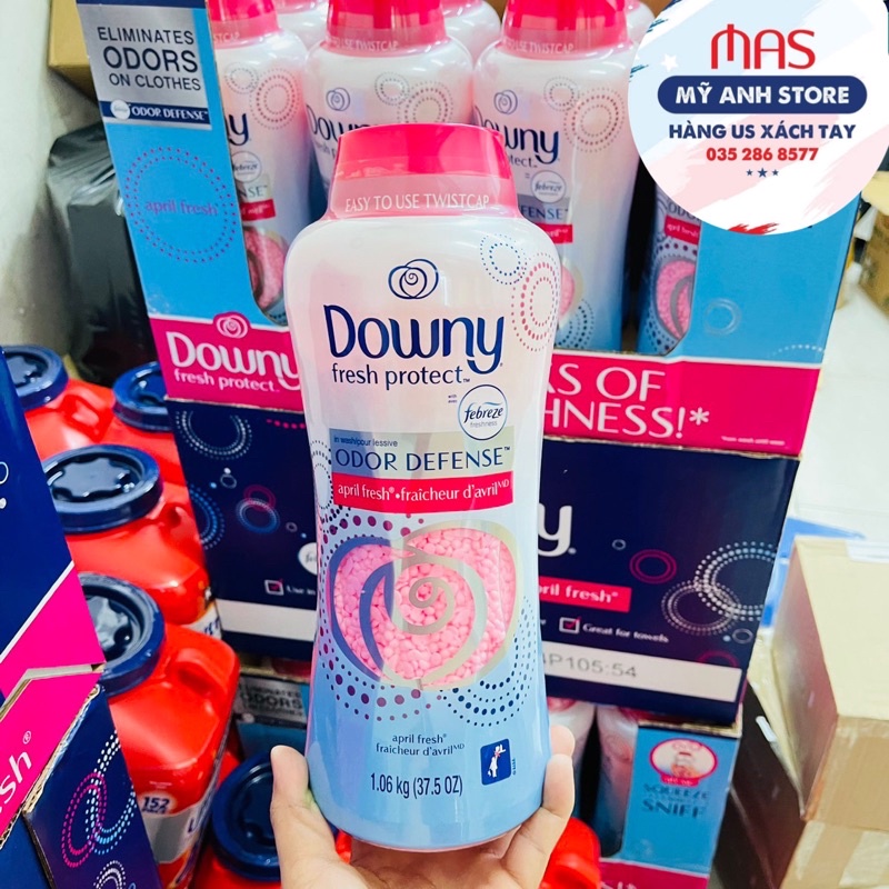 Viên xả vải Downy (màu hồng) của Mỹ 1.06kg