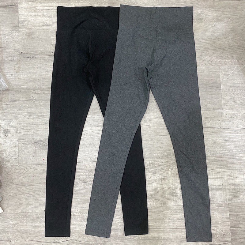 Quần legging lưng cao bản to hiệu f21 chuẩn xịn, chất thun cotton dày dặn, co giã 4 chiều thoải mái (hình thật)