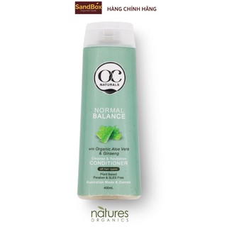 Dầu xả dưỡng tóc bóng mượt chiết xuất nha đam và dầu trái bơ OC Naturals (Organic Care) Úc 400 ml