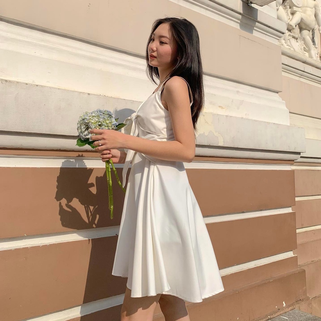 25 STUDIO Đầm hai dây xoè cột nơ Bowy Dress