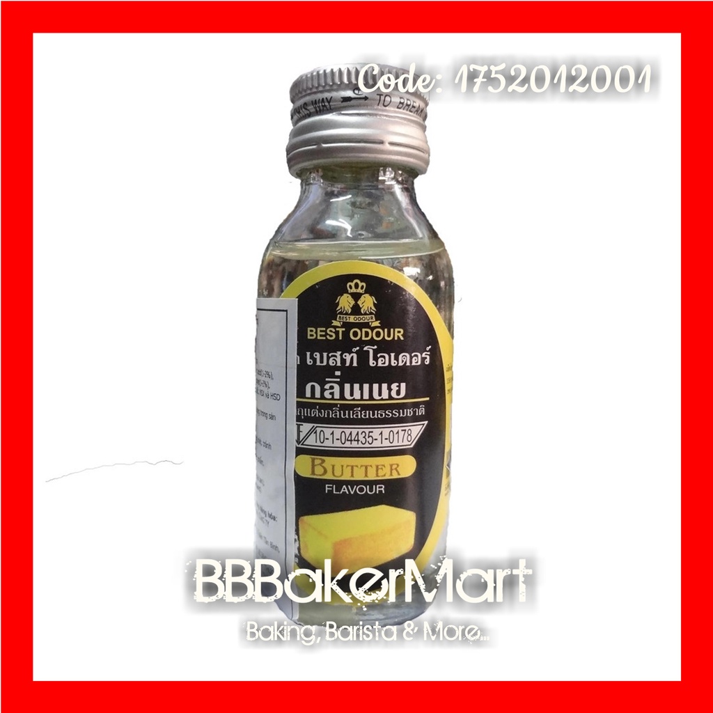 Hương mùi BƠ BUTTER Best Odour Thái Lan - Chai 30ml