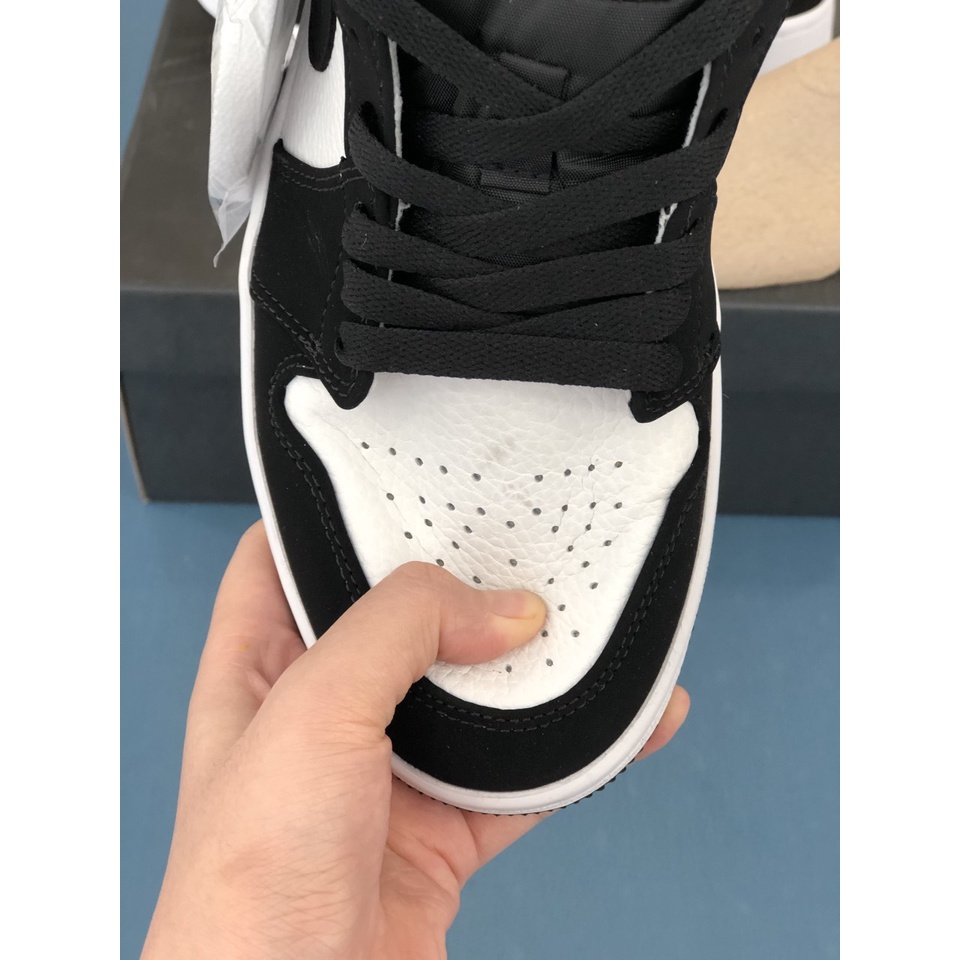 Giày 𝐉𝐨𝐫𝐝𝐚𝐧 1 Low Panda Đen Trắng, Giày JD1 low Panda Cổ Thấp S,C Đầy Đủ Phụ Kiện