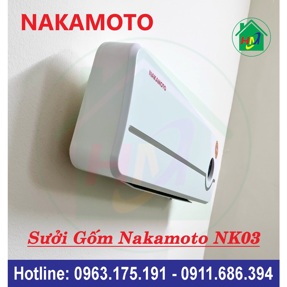 Máy Sưởi Gốm Treo Tường Nakamoto NK03