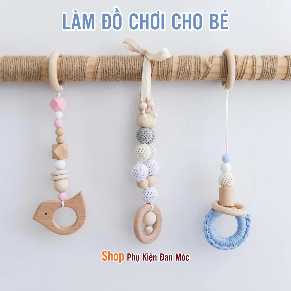 Lục Lạc Vòng Gỗ Cho Bé / Lục Lạc Làm Thú Bông Handmade