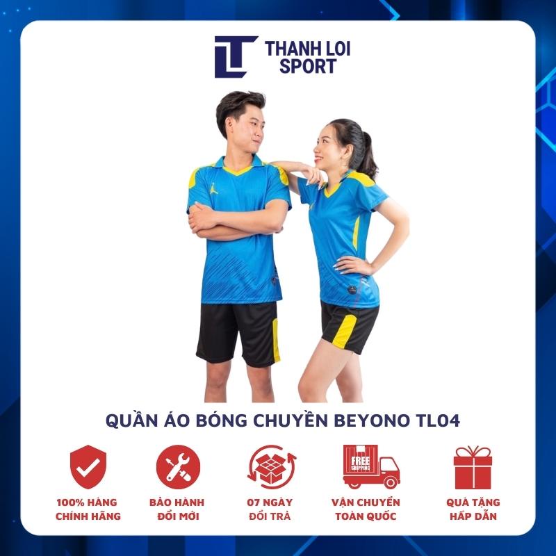 Bộ quần áo bóng chuyền Nam Nữ Beyono TL04 hàng dệt kim thấm hút mồ hôi tốt