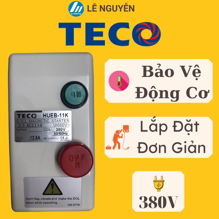 Hộp Điện TECO HUBE-11K Bảo Vệ Động Cơ Quá Nhiệt -  Lenguyen39_79