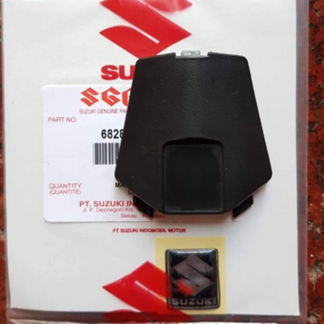 Combo nắp và tem bình nước phụ chính hãng Suzuki Satria Fi - Raider Fi