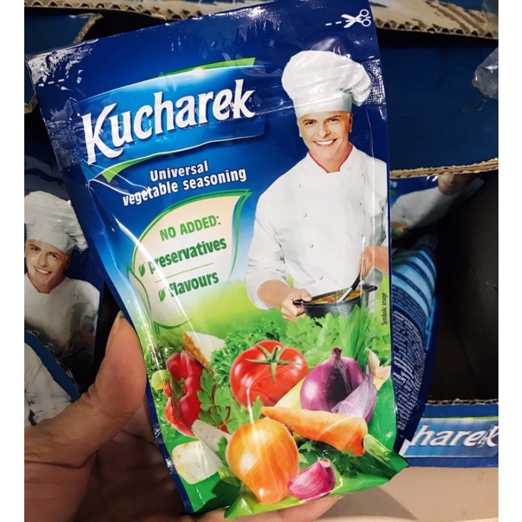Hạt Nêm Hữu Cơ Kucharek chiết xuất từ rau củ quả 200G date 31/01/2024