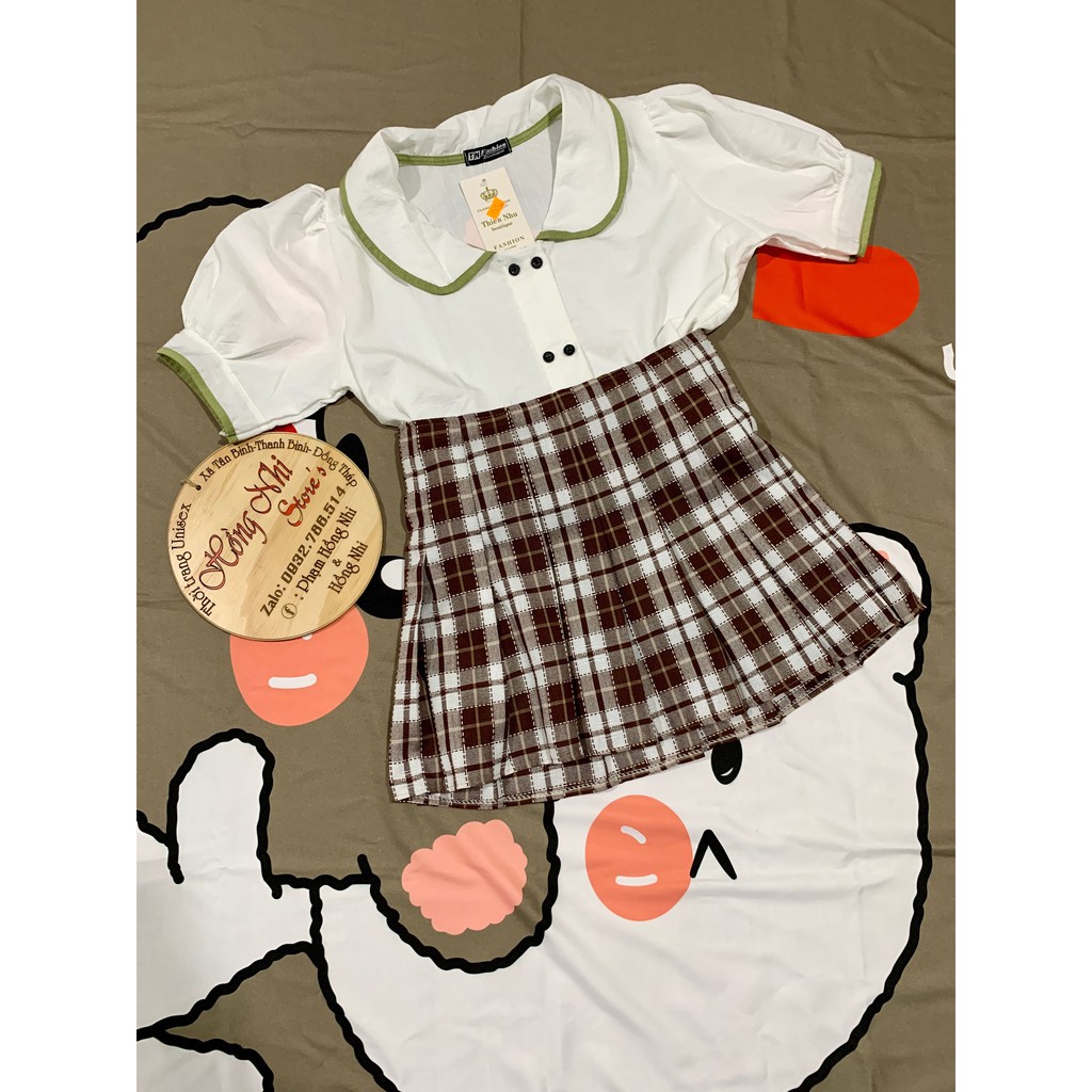 Chân Váy Xòe Caro Xếp Ly Tennis Có Quần Trong Ulzzang - MX