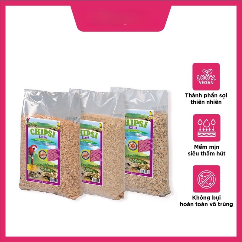 Lót Chuồng Cho Bò Sát Chipsi bao 10L