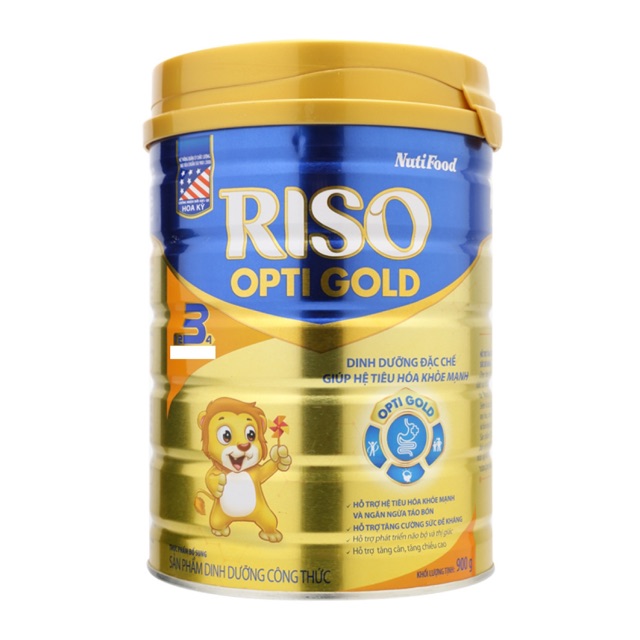 Sữa bột Nutifood Riso Opti Gold 3 900g