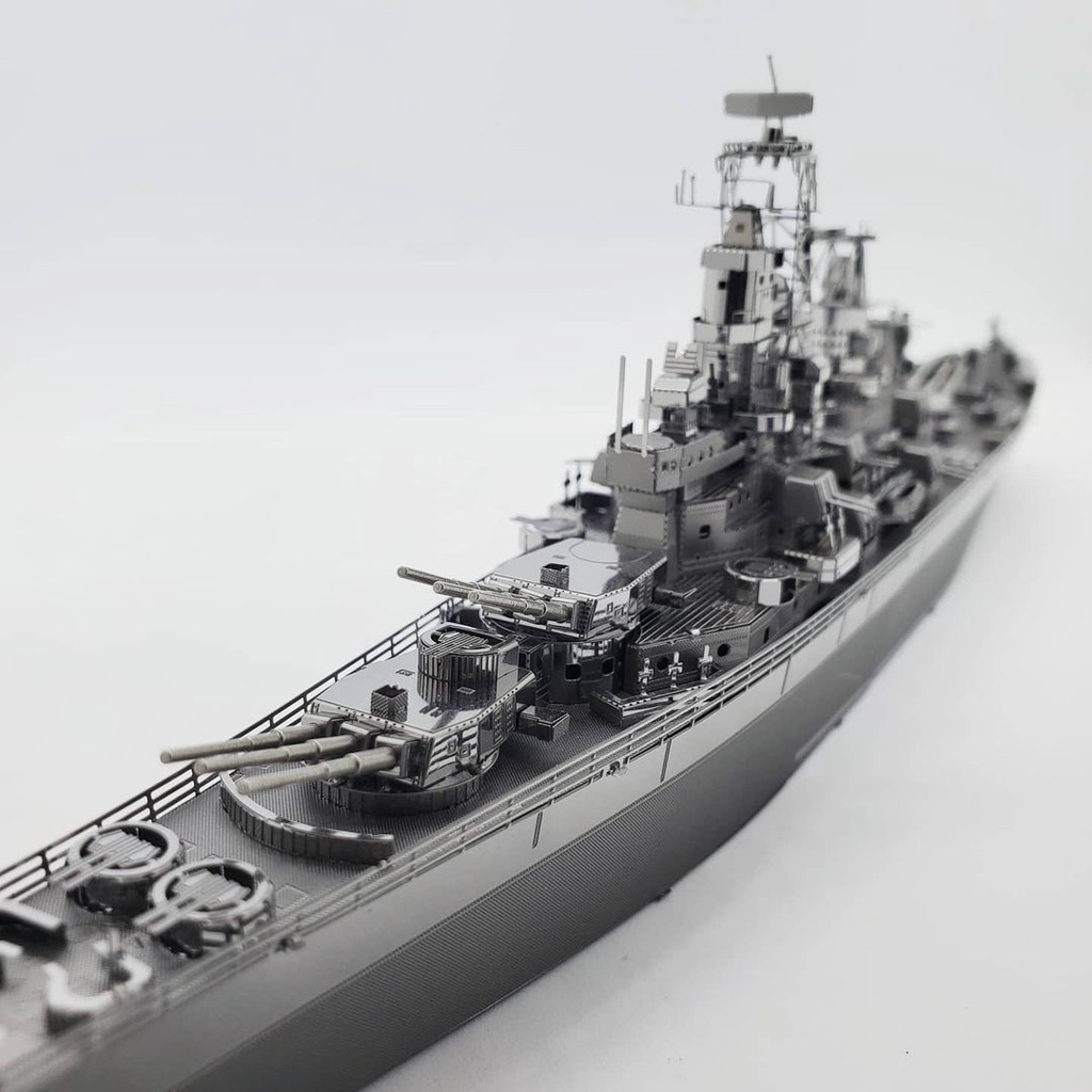 Mô Hình Kim Loại Lắp Ráp 3D Piececool Thiết Giáp Hạm USS Missouri